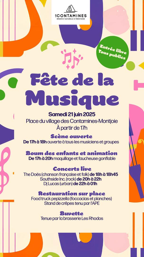 Fête de la musique aux Contamines !_Les Contamines-Montjoie