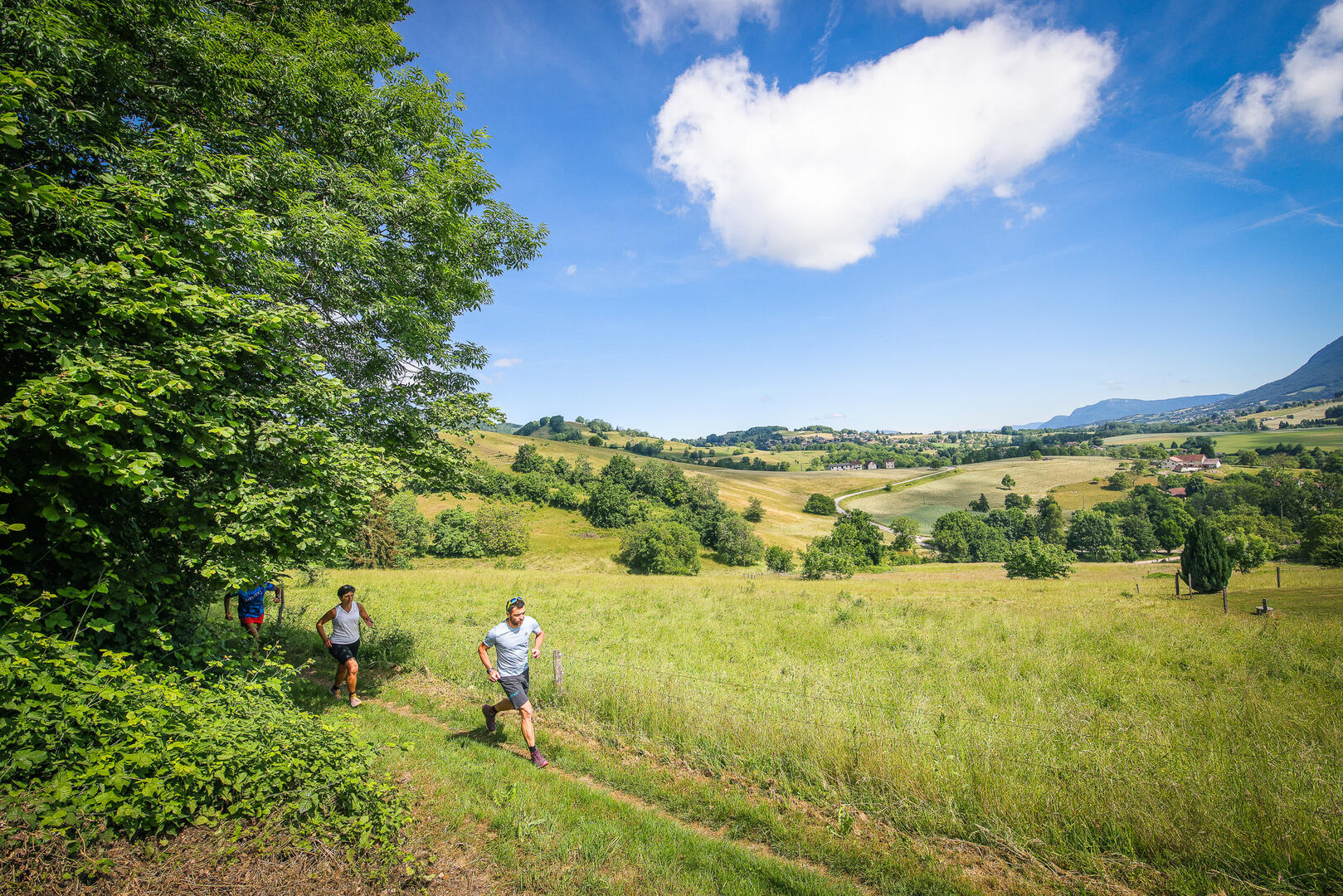 Trail au lac d'Aiguebelette