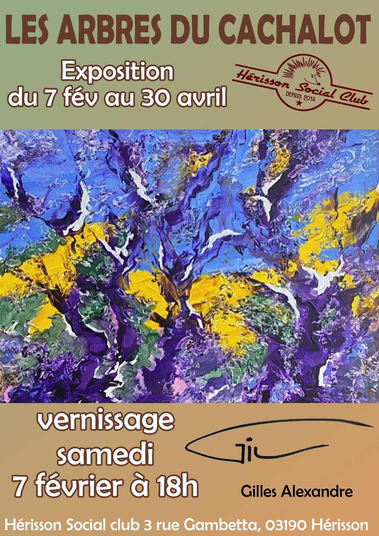 Exposition "Les arbres du Cachalot"_Hérisson