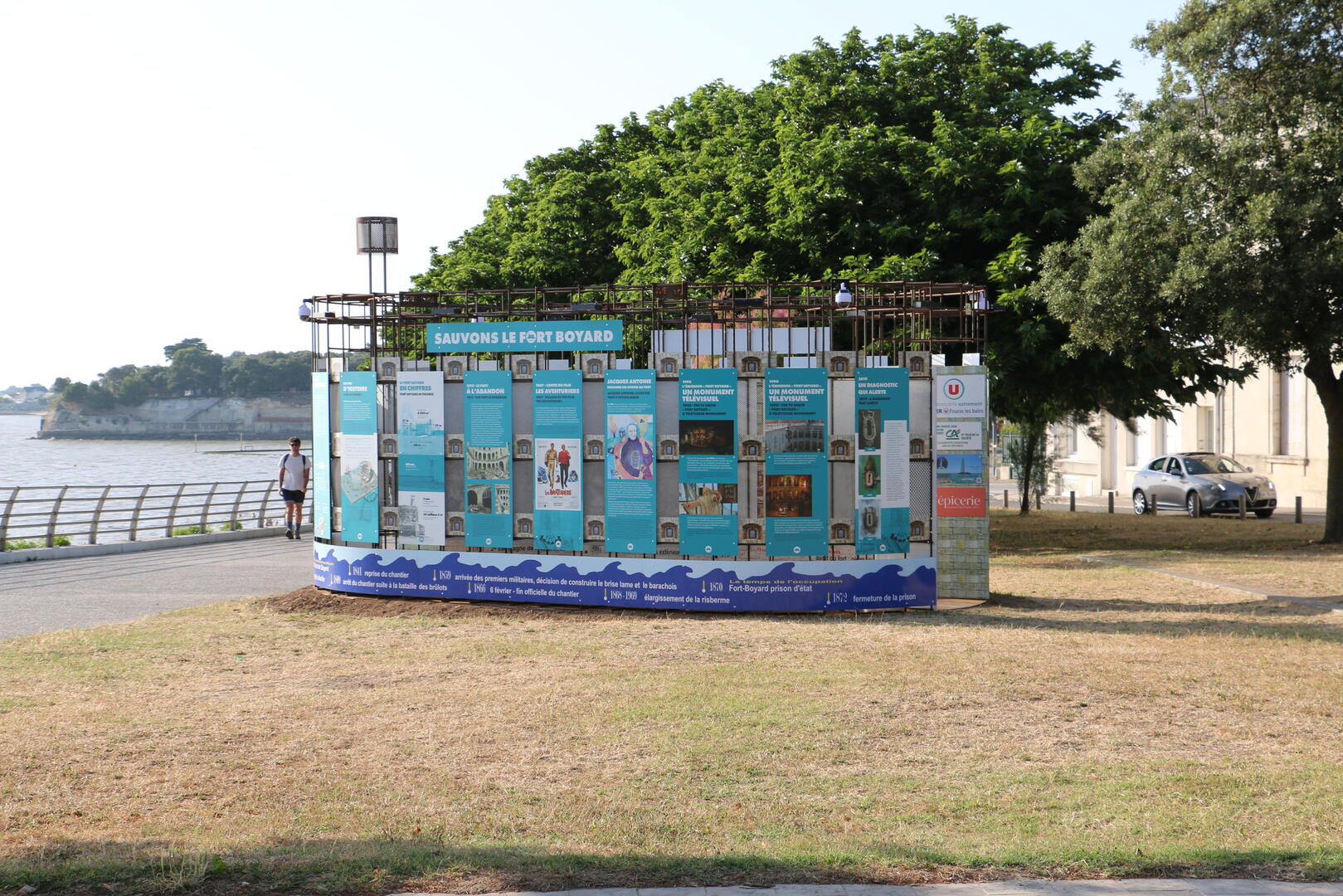 Exposition : fort Boyard taille XXL_Fouras-les-Bains