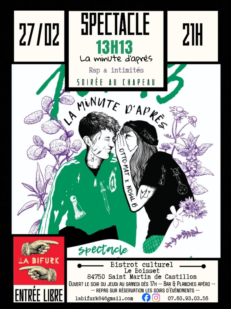 spectacle rap la bifurk