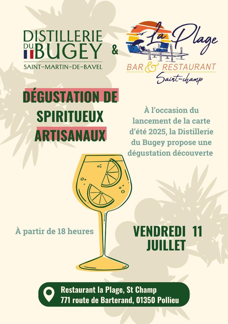 Dégustation de spiritueux artisanaux_Pollieu