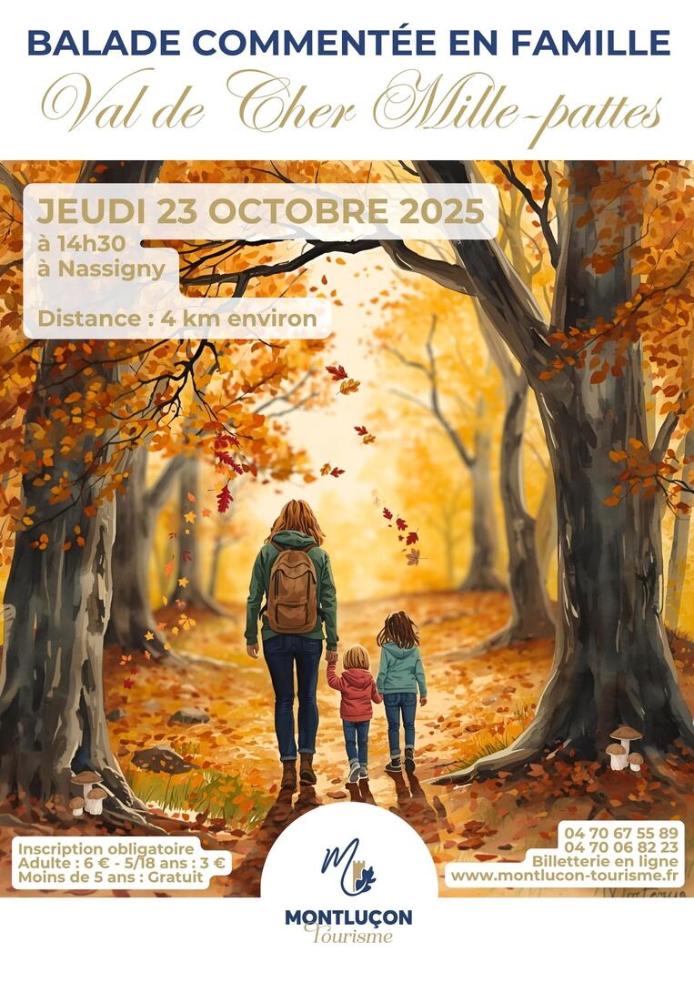 Balade en Famille : Val de Cher Mille Pattes_Nassigny