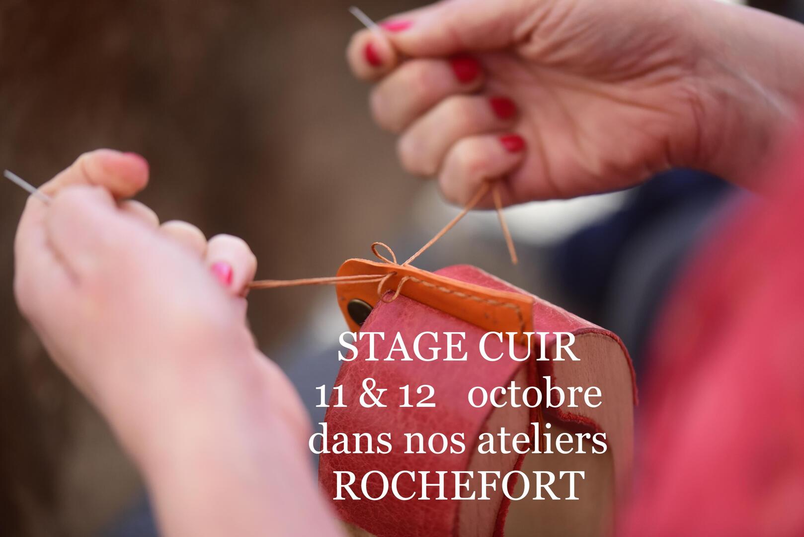 Stage : Le travail du cuir_Rochefort