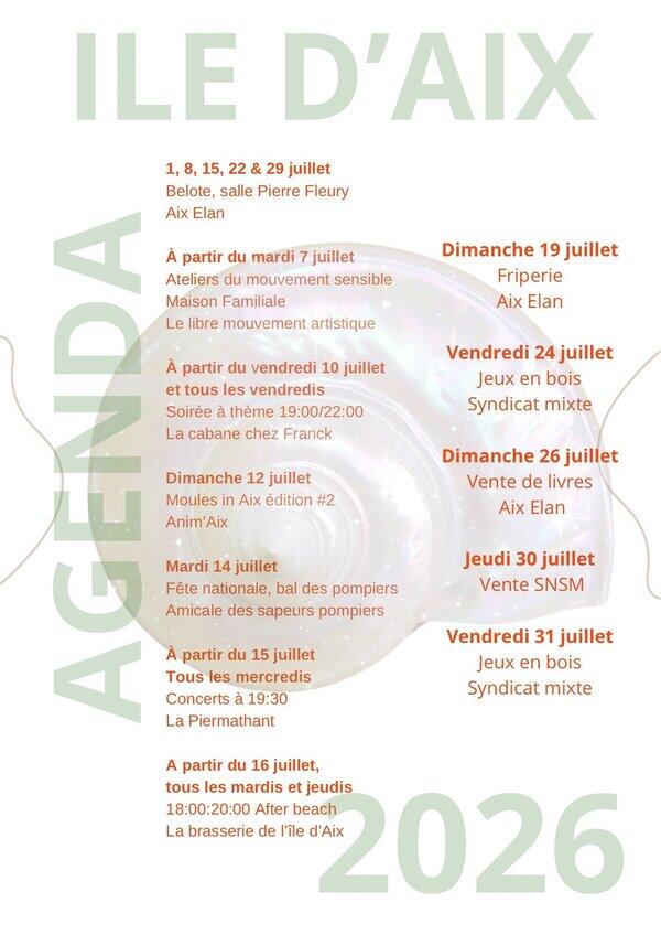 Belote organisée par Aix Élan_Île-d'Aix