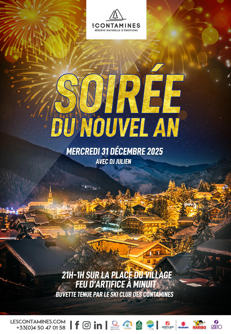 Soirée du nouvel an_Les Contamines-Montjoie