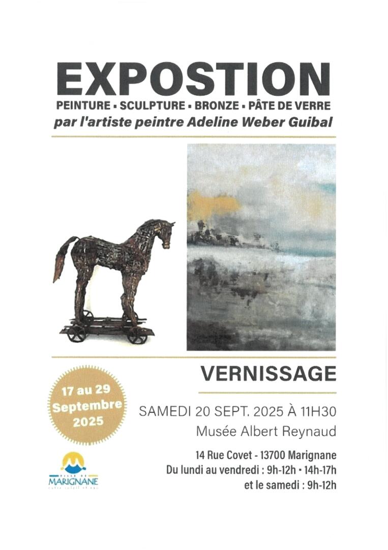 Exposition de peintures et sculptures : Adeline Weber Guibal