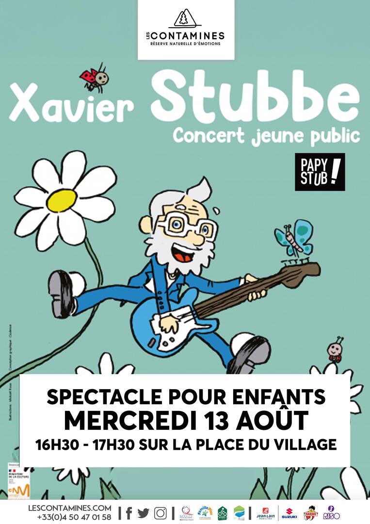 Concert pour enfants : "Papy Stub !" par Xavier Stubbe_Les Contamines-Montjoie