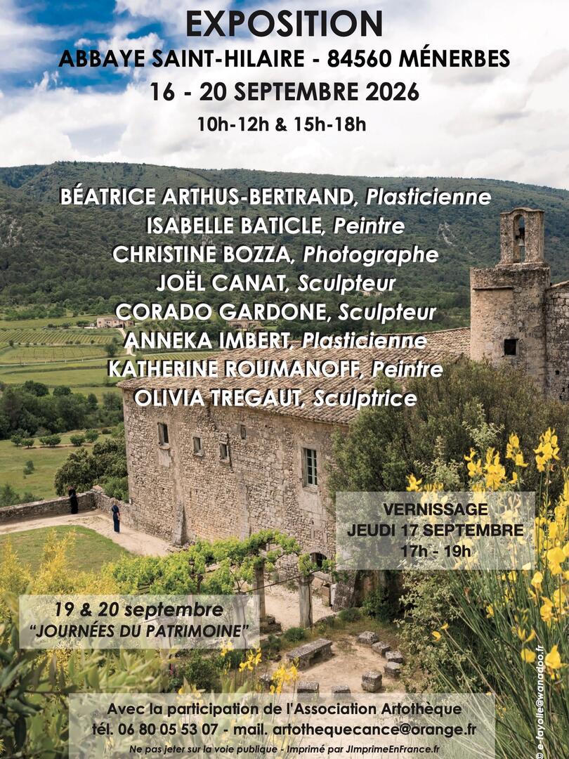 Journées du Patrimoine - Exposition_Ménerbes