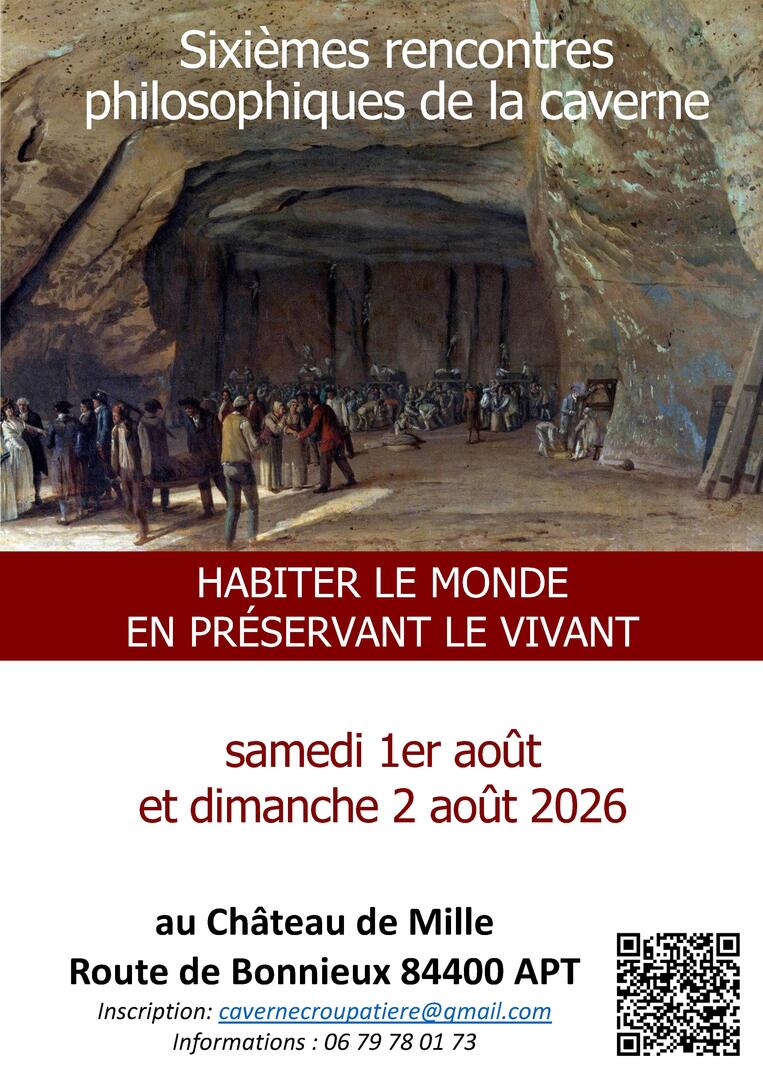 Sixièmes Rencontres philosophiques de la caverne_Apt