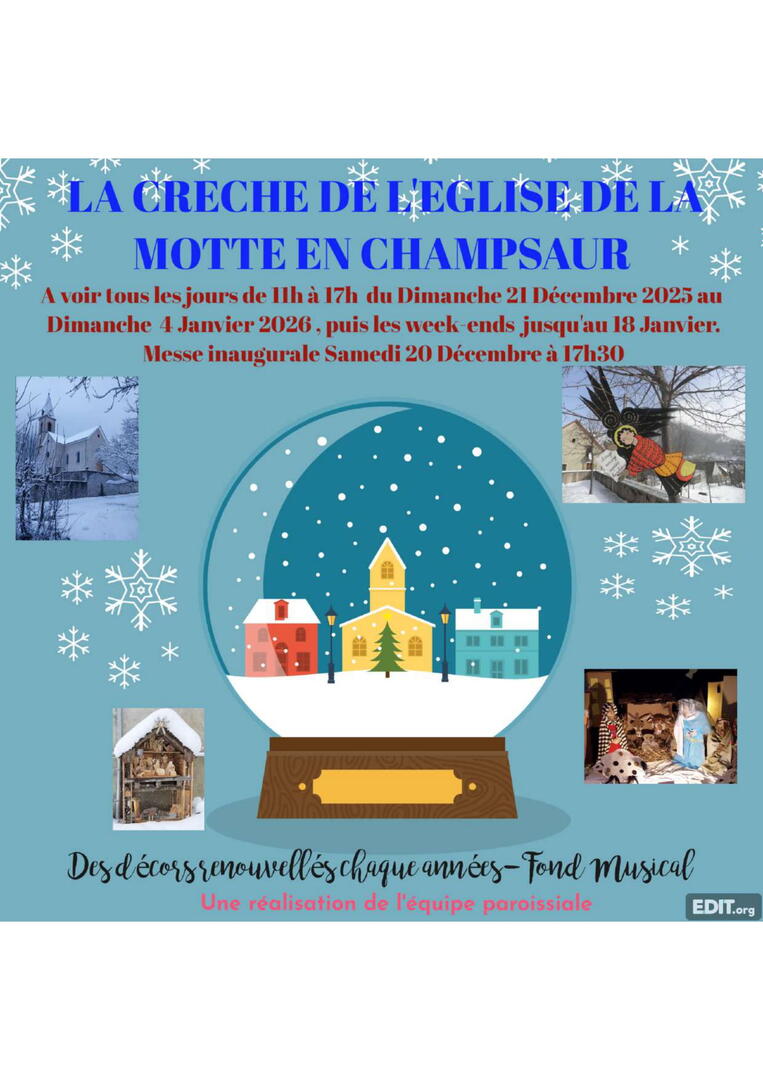 Crèche de Noël_La Motte-en-Champsaur