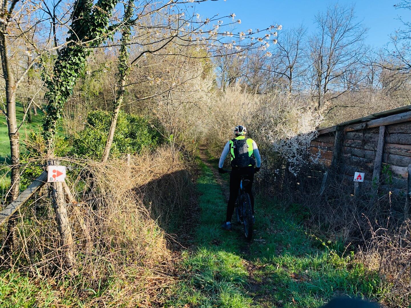 Parcours entre Sault et Chanasson