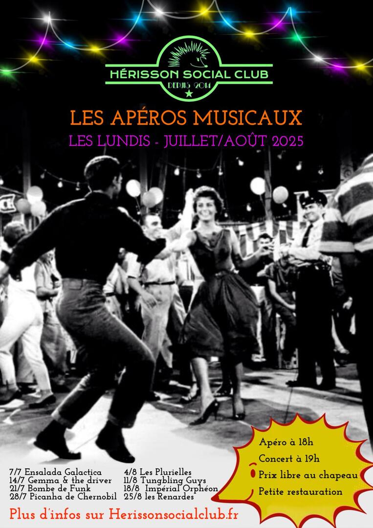 Les Apéros Musicaux des lundis de l'été_Hérisson