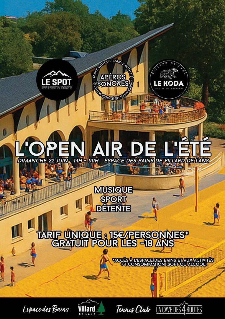 Apéros sonores : L'Open air de l'été_Villard-de-Lans