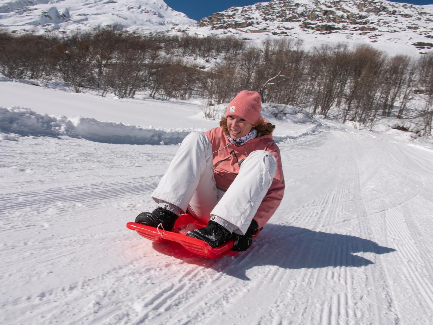 HIver, Luge à Bonneval sur Arc