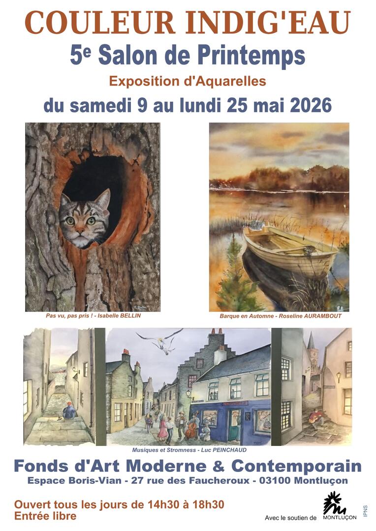 5ème salon de Printemps : Couleur Indig'Eau_Montluçon