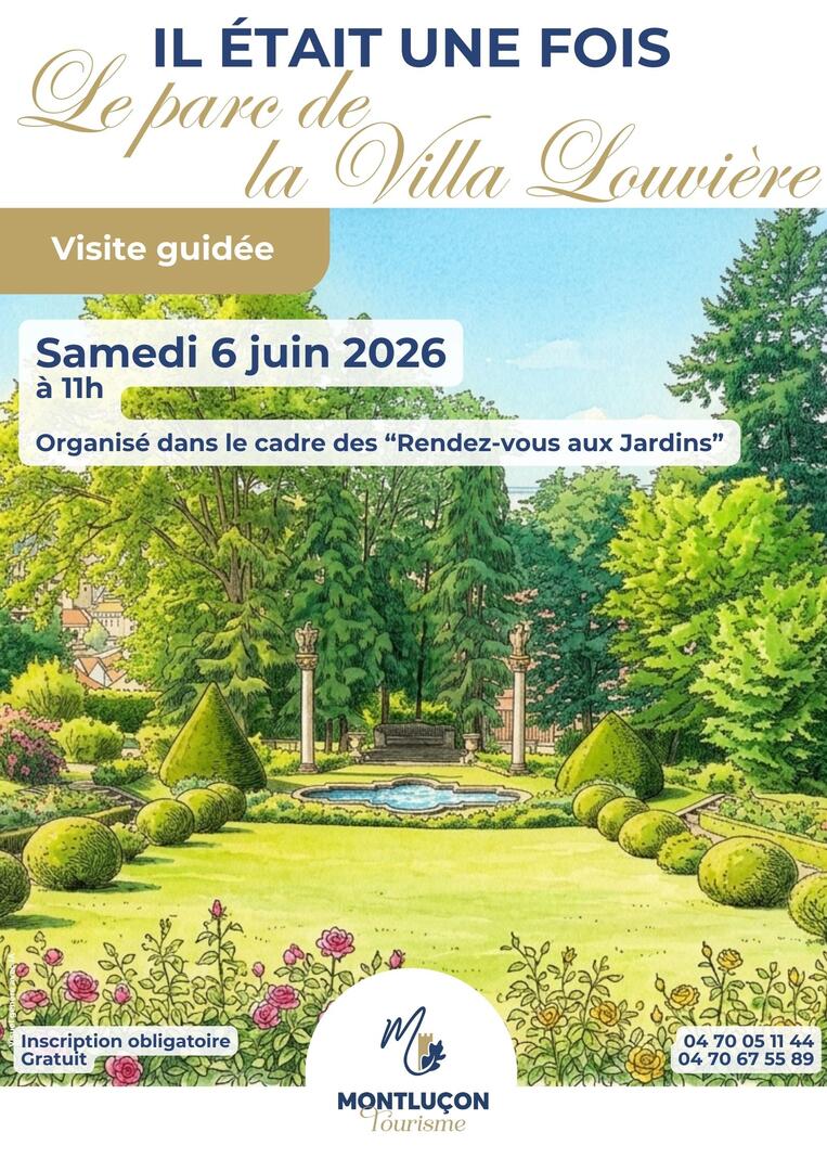Visite guidée : Il était une fois le parc de la Villa Louvière_Montluçon