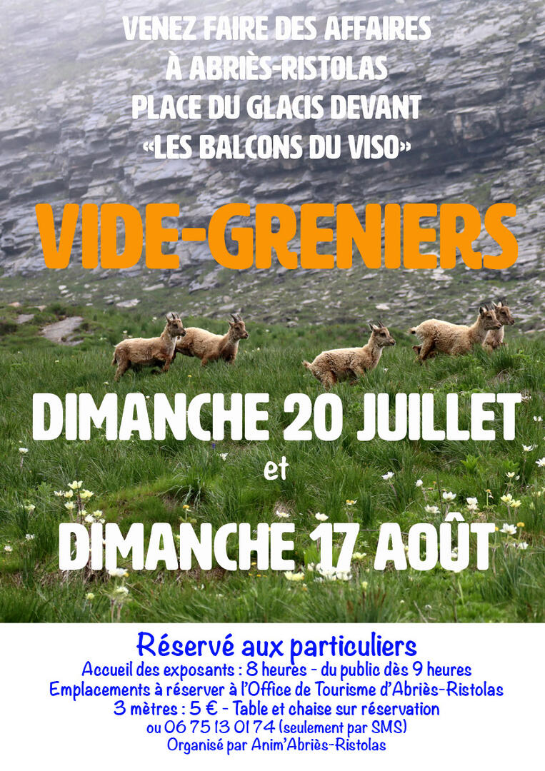 Vide greniers à Abriès_Abriès-Ristolas