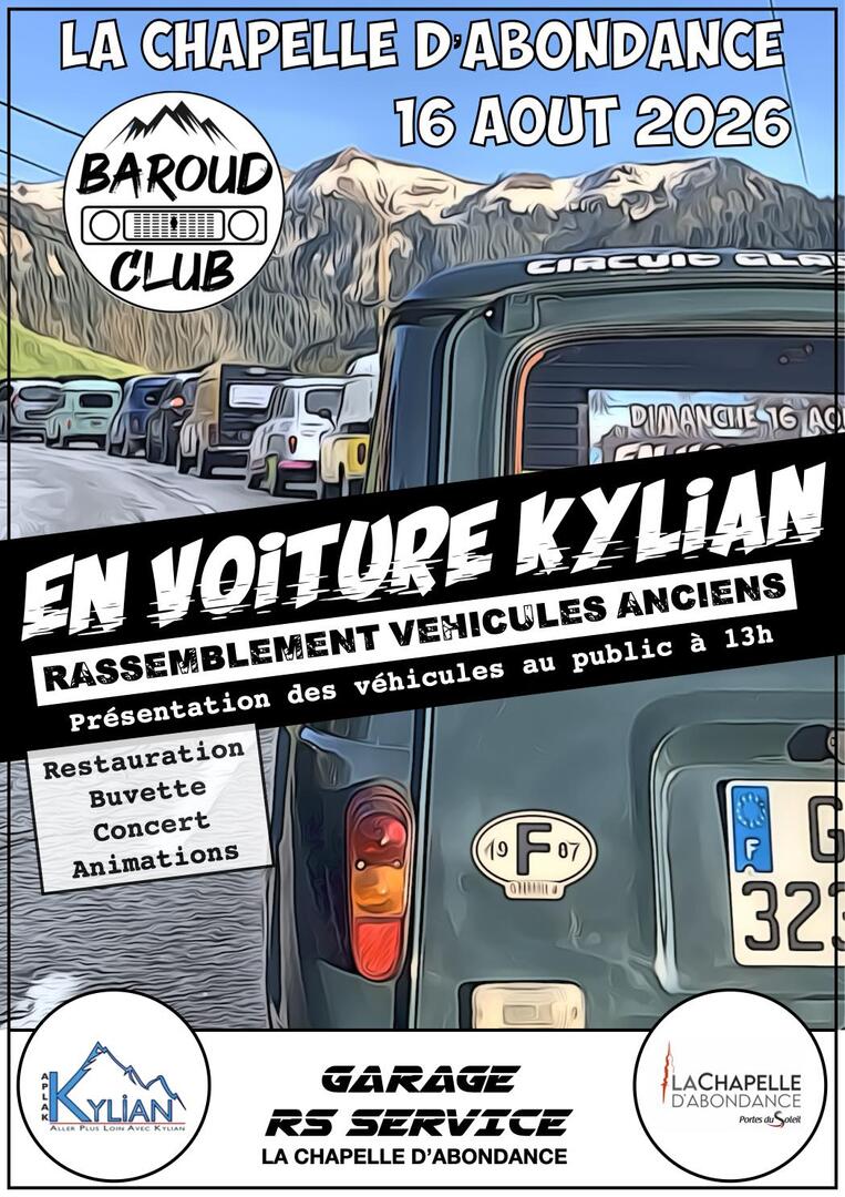En voiture Kylian #5 : Rassemblement de véhicules anciens_La Chapelle-d'Abondance