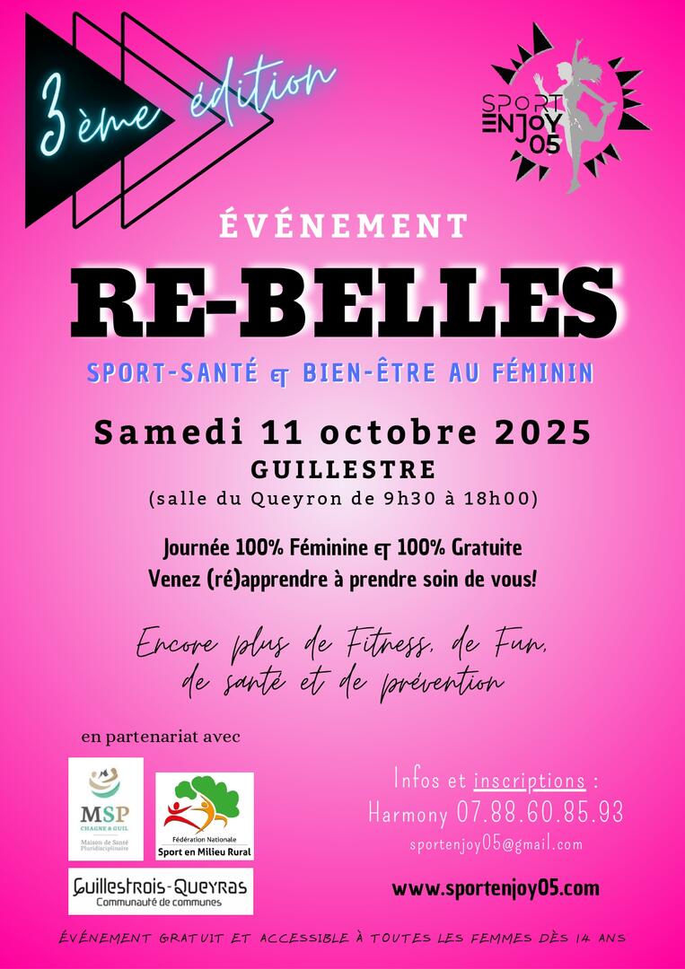Re-Belles: sport, santé et bien-être au féminin_Guillestre