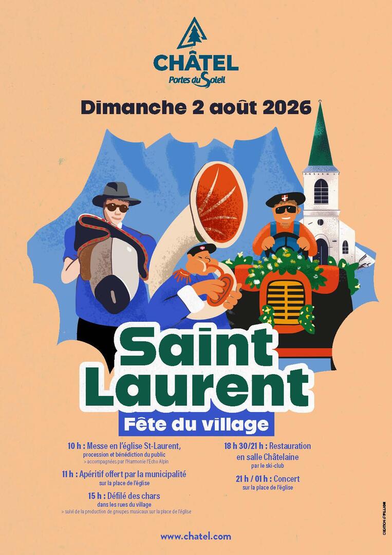 La Saint Laurent, fête du village_Châtel
