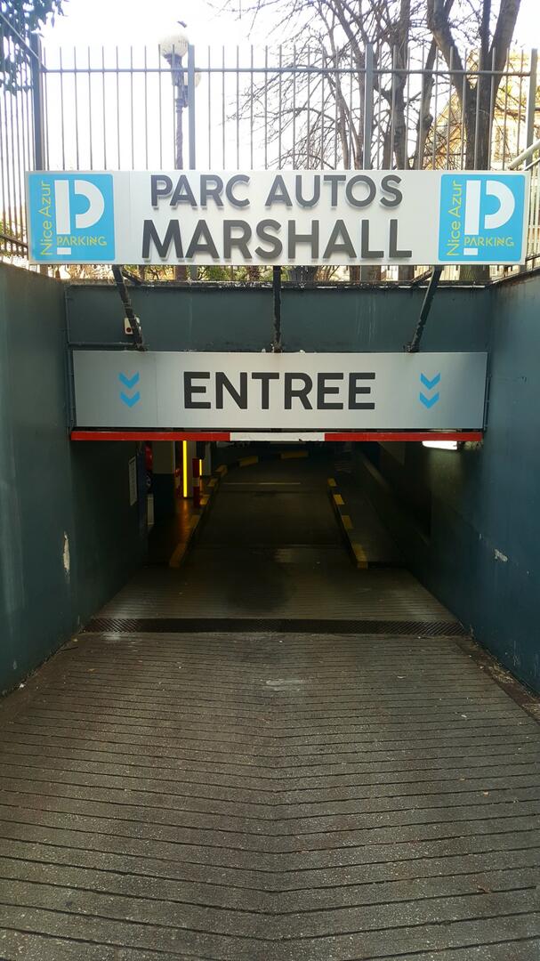 nice azur parking marshall