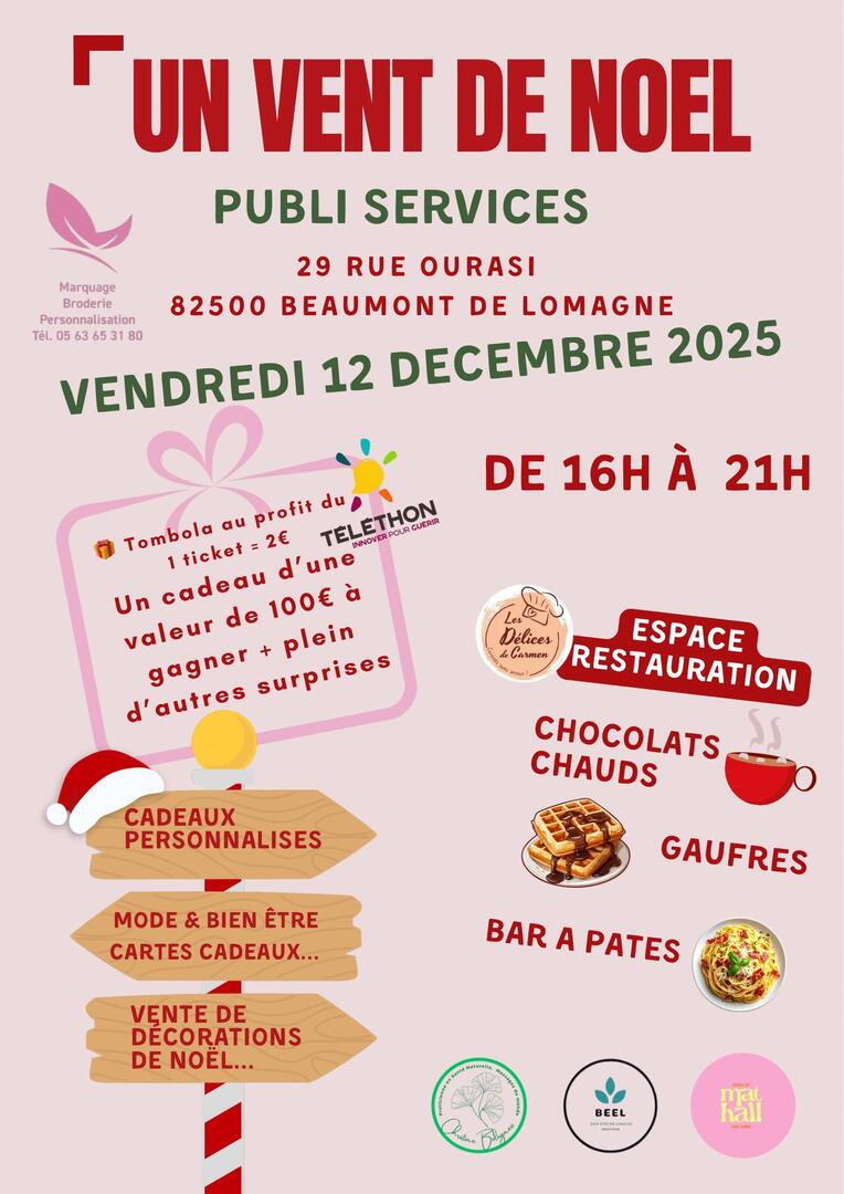 Noël chez Publi-services_Beaumont-de-Lomagne