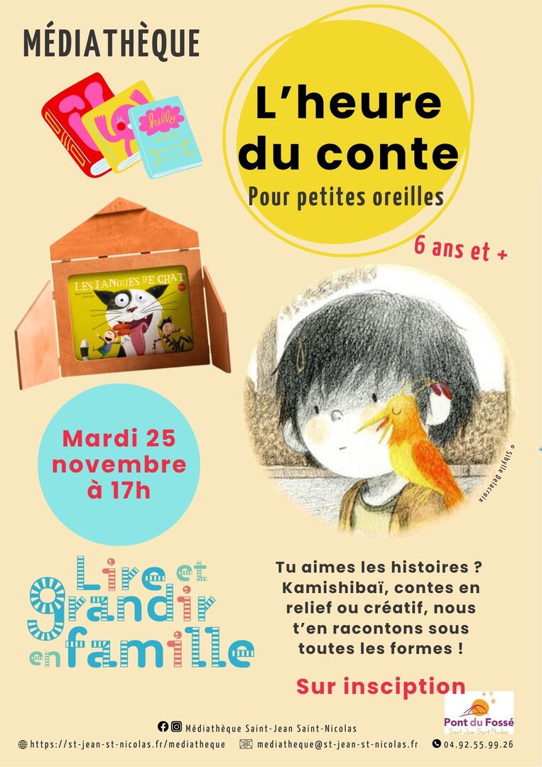 Un oiseau sur mon épaule et autres contes_Saint-Jean-Saint-Nicolas