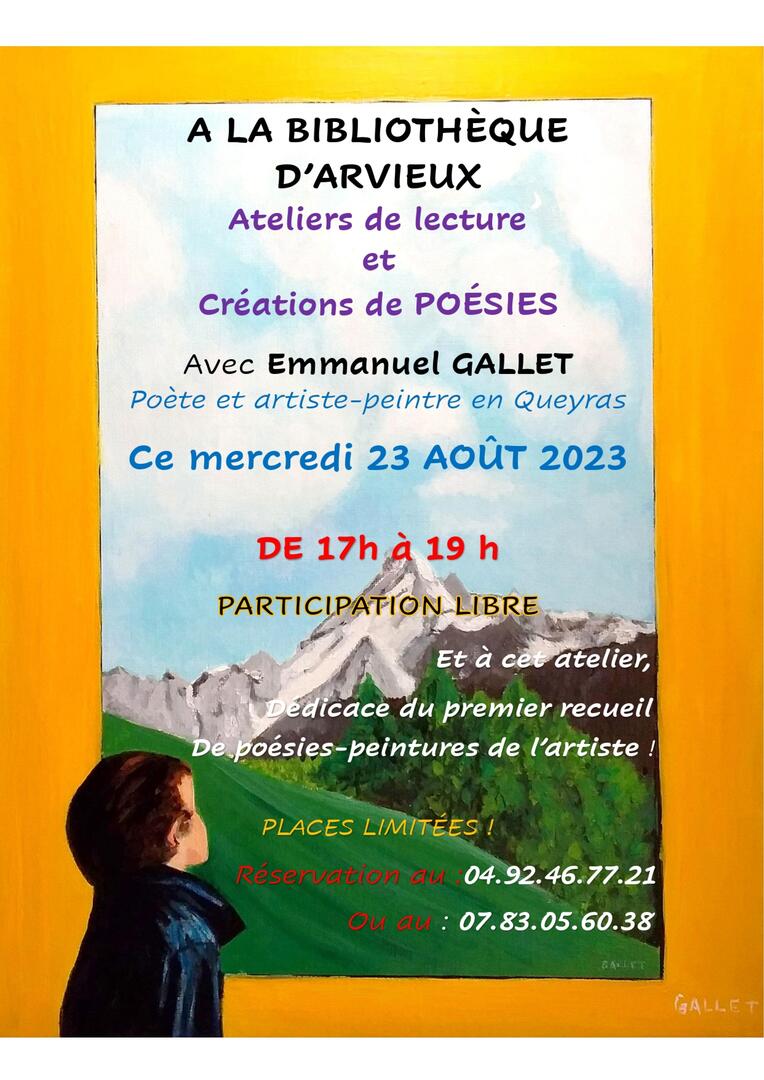 Affiche ateliers du mercredi