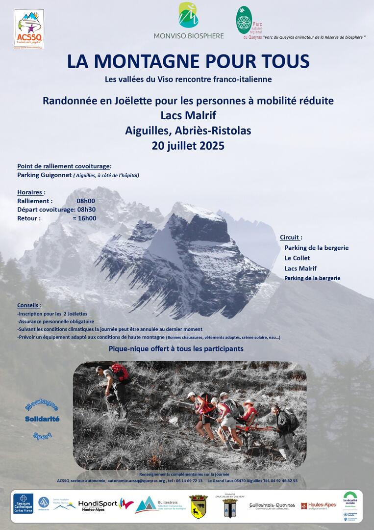 Montagne pour tous - sortie à joëlette_Aiguilles