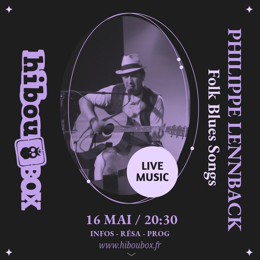 Concert Philippe Lennback / Folk Blues Song_Villard-de-Lans