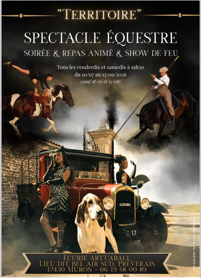 Spectacle équestre : Territoire_Muron