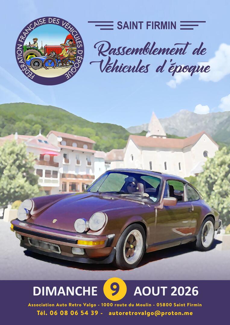 RASSEMBLEMENT DE VEHICULES D'EPOQUE DE SAINT FIRMIN