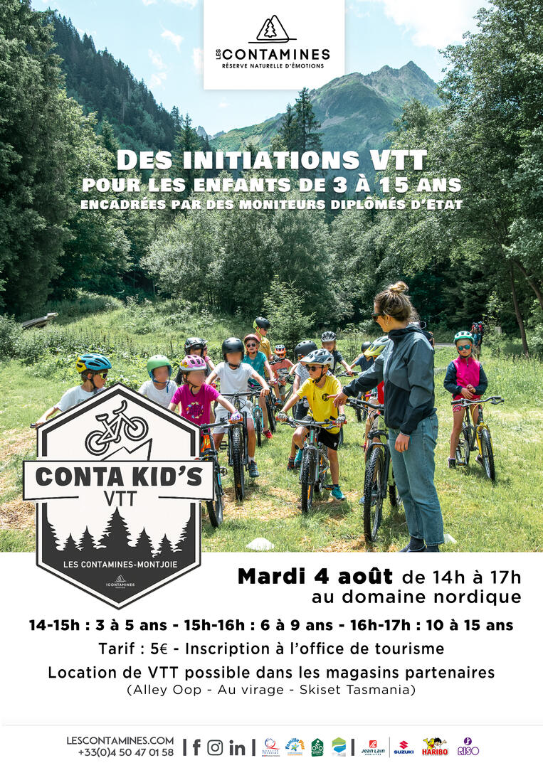 Conta Kid's VTT aux Contamines-Montjoie