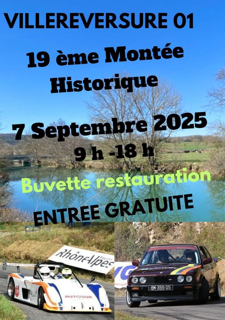 Affiche 19ème Montée Historique_Villereversure