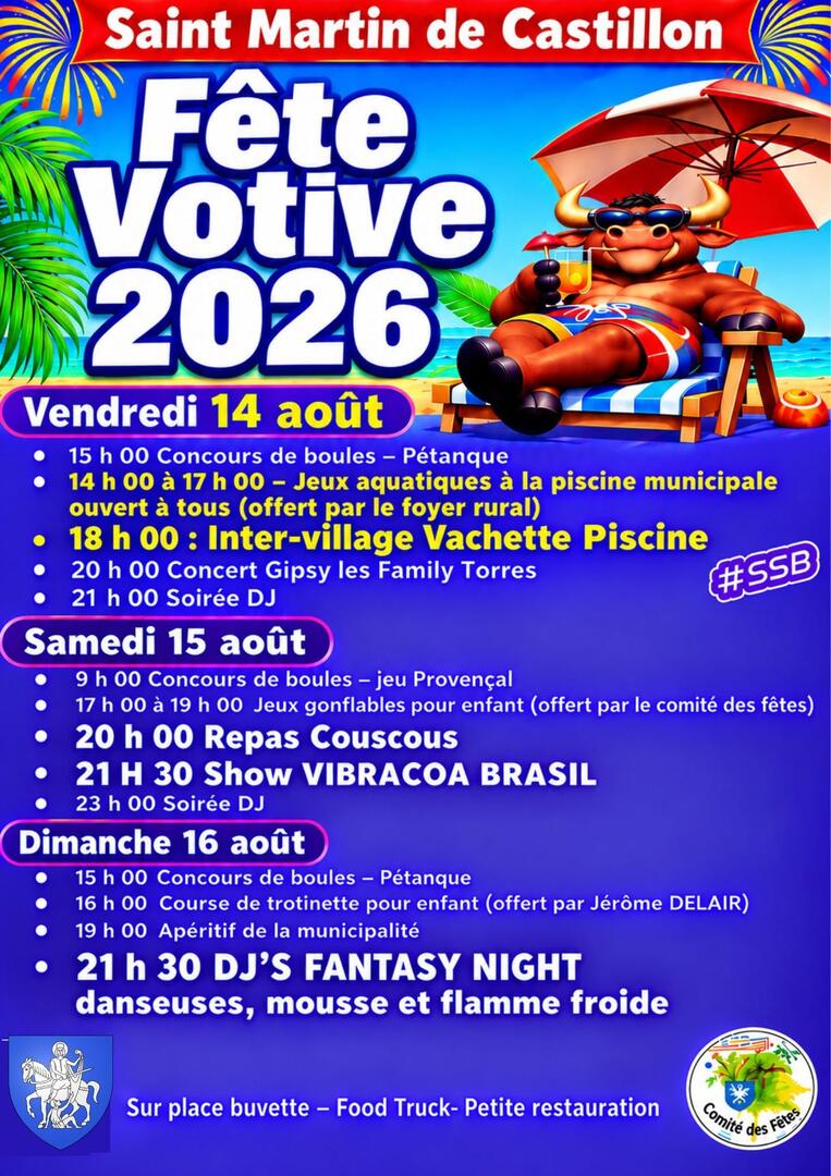 Fête votive St Martin de Castillon