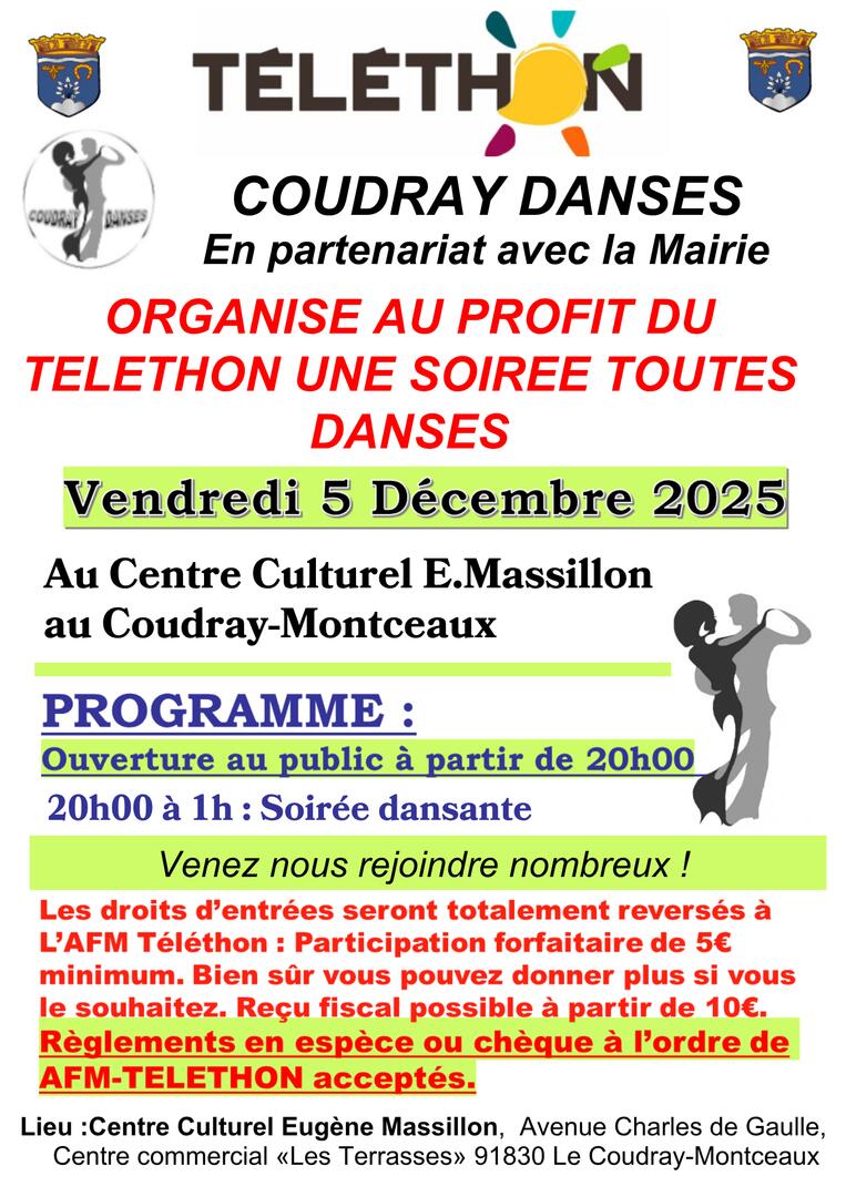 soirée danses au profit du Téléthon