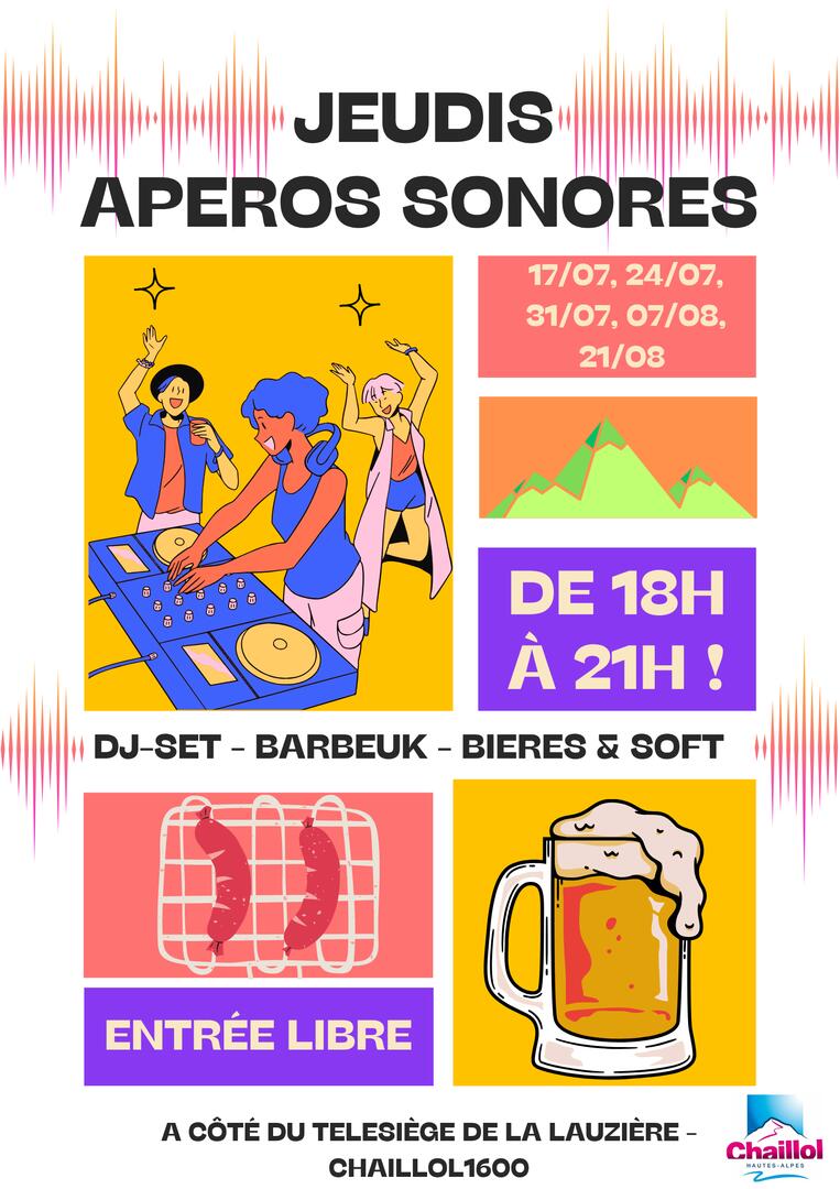 Les Jeudis Apéros SONORES_Saint-Michel-de-Chaillol