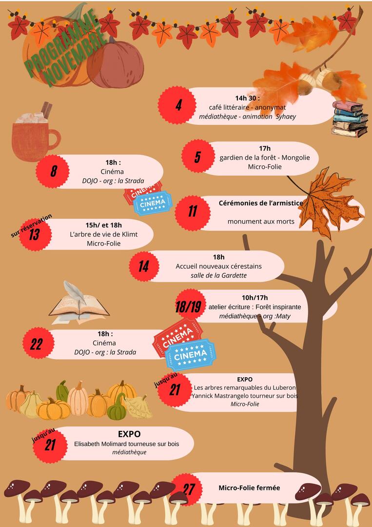 Un mois de novembre à Céreste_Céreste