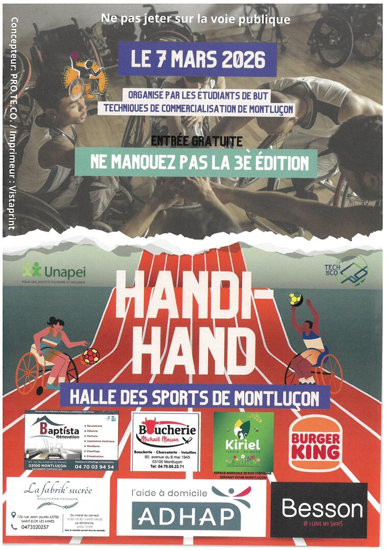 3ème édition du Handi-hand_Montluçon