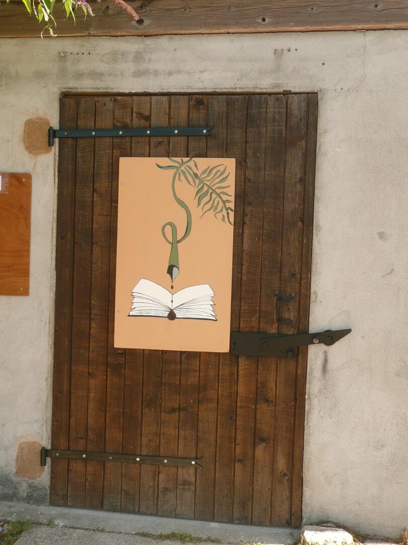 Entrée de la boutique à livres