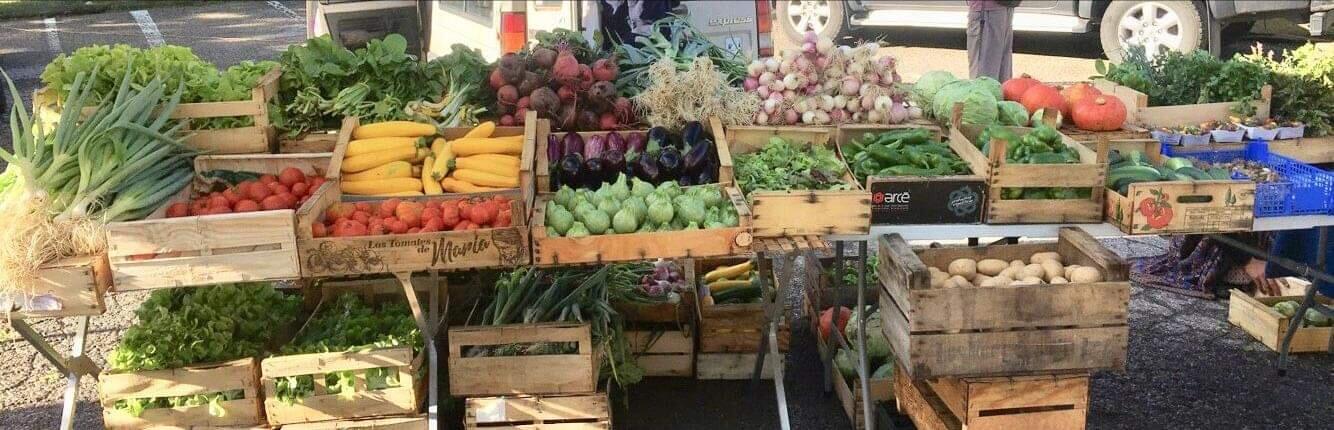 Banc sur le marché
