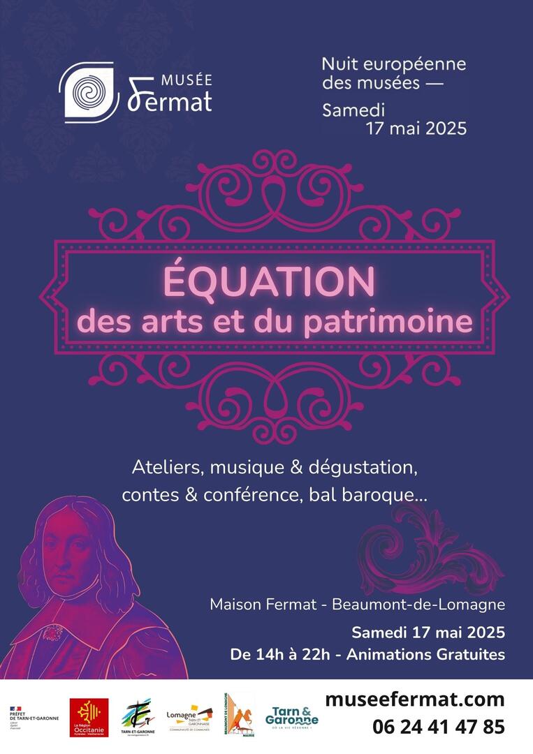 Nuit des musées dans la maison natale de Fermat_Beaumont-de-Lomagne