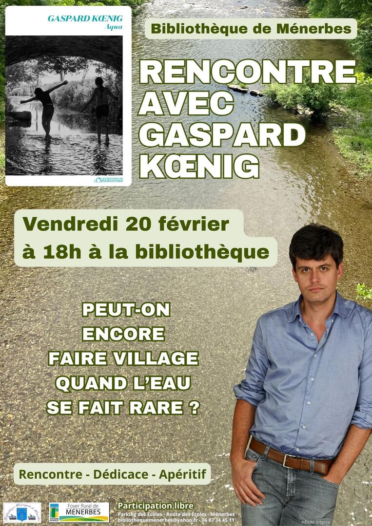 Affiche rencontre Gaspard Kœnig