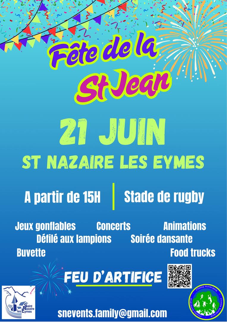 Affiche fête de la st jean SNE