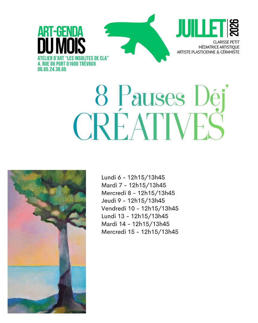 Pauses Déj'créatives - Les Insolites de Cla !_Trévoux