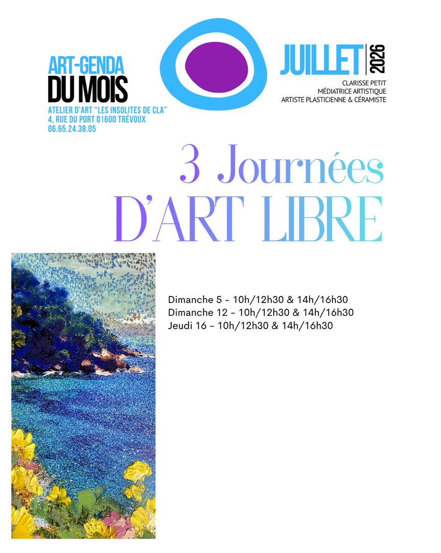 Journée d'Art Libre - Les Insolites de Cla !_Trévoux