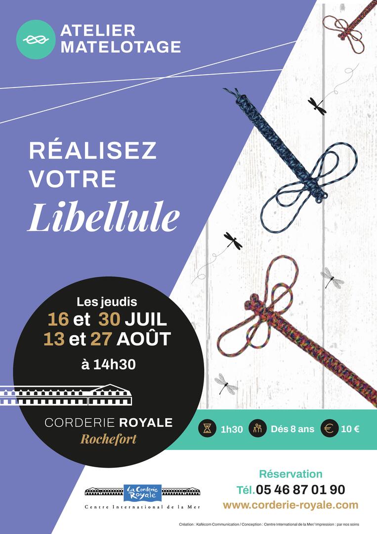 Atelier matelotage : Libellule_Rochefort