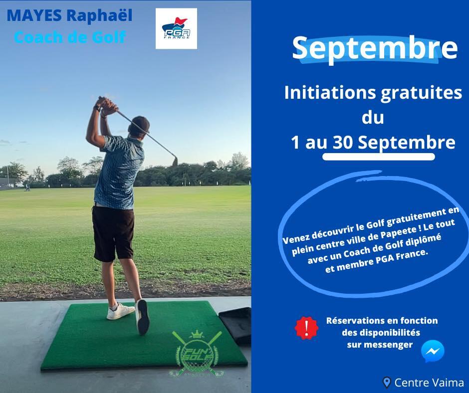 Initiation au golf