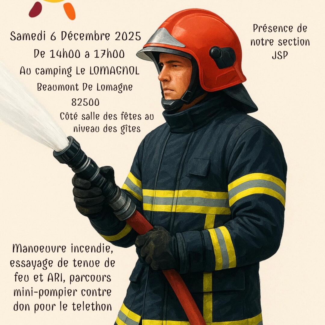 Téléthon des pompiers ._Beaumont-de-Lomagne